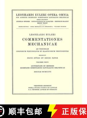 【3-4周达】Commentationes Mechanicae AD Theoriam Motus Punctorum Pertinentes 1st Part [9783764314354]