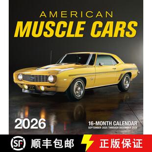 Muscle American through 9780760397183 2025 Cars 4周达 Calendar Month 2026 December September