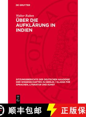 【3-4周达】精装 Über Die Aufklärung in Indien [9783112725986]