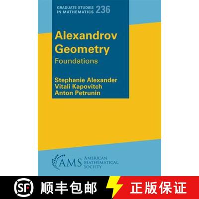 【3-4周达】Alexandrov Geometry [9781470473020]