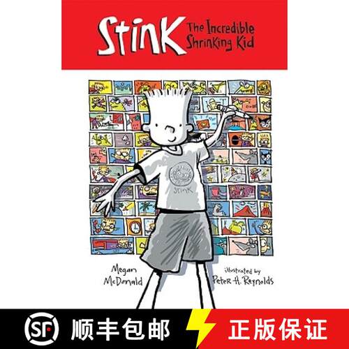 【3-4周达】精装 Stink: The Incredible Shrinking Kid [9781599616865]