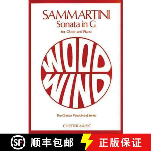 【3-4周达】Sonata in G: For Oboe and Piano [9780711924444]