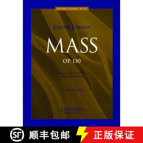 【3-4周达】Mass Opus 130 (Vocal score) [9780193852488]