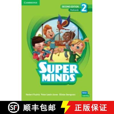 【3-4周达】Super Minds Level 2 Flashcards British English [9781108828642]