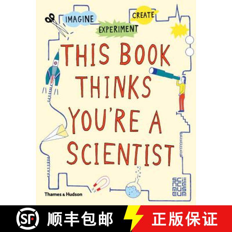 【3-4周达】这本书认为你是科学家 This Book Thinks You're a Scientist: Experiment, Imagine, Create [9780500650813]