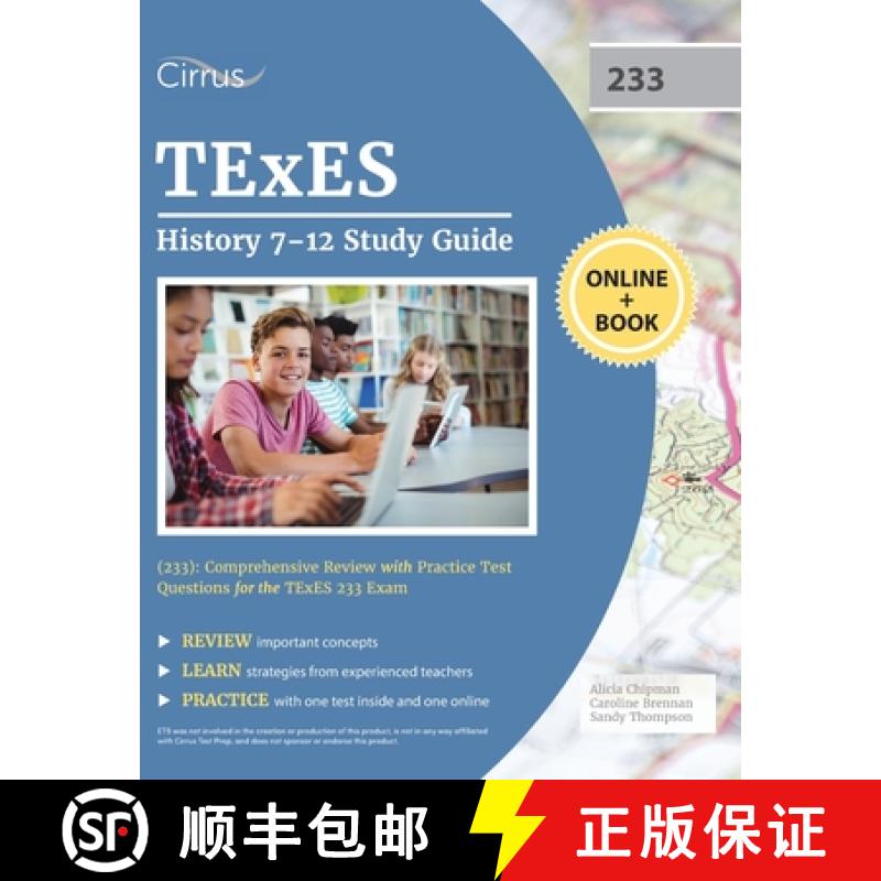 【2-3周达】TExES History 7-12 Study Guide (233): Comprehensive Review with Practice Test Questions fo... [9781635308822]