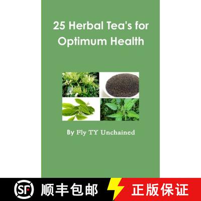 【3-4周达】25 Herbal Tea's for Optimum Health [9781329622432]