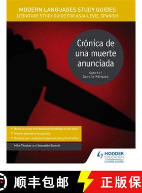 【3-4周达】Modern Languages Study Guides: Cronica de una muerte anunciada: Literature Study Guide for... [9781471890130]