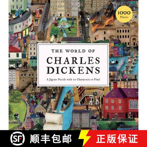 【3-4周达】The World of Charles Dickens 1000 Piece Puzzle: A Jigsaw Puzzle with 70 Characters to Find [9781913947163]