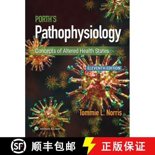 【3-4周达】精装 Porth's Pathophysiology: Concepts of Altered Health States [9781975176846]