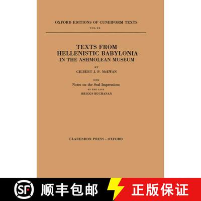 【3-4周达】Texts from Hellenistic Babylonia in the Ashmolean Museum [9780198154570]