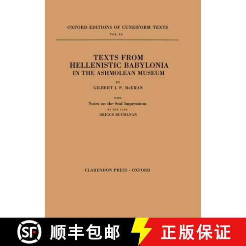 【3-4周达】Texts from Hellenistic Babylonia in the Ashmolean Museum [9780198154570]