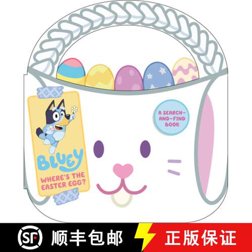 【3-4周达】Bluey: Where's the Easter Egg?: A Search-And-Find Book [9798217143603]
