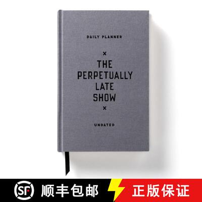 【3-4周达】The Perpetually Late Show Undated Standard Planner [9780735368828]