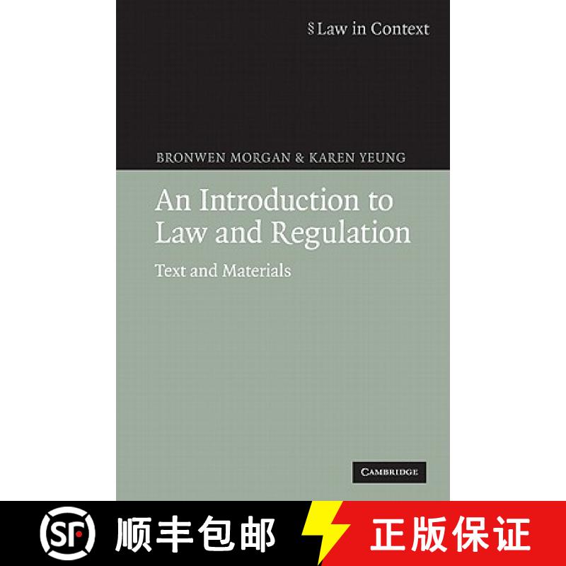 【3-4周达】Introduction to Law and Regulation: Text and Materials - An Introduction to Law and Regula... [9780521685658]