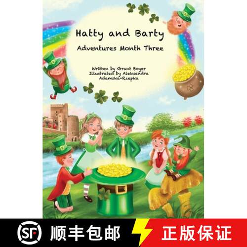 【3-4周达】精装 Hatty and Barty Adventures Month Three [9781087954400]