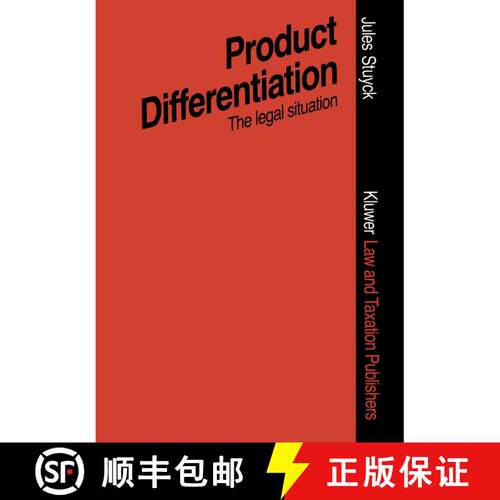 【3-4周达】Product Differentiation in Terms of Packaging Presentation, Advertising, Trade Marks, ETC.... [9789065440846]