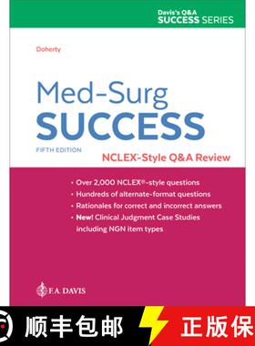 【3-4周达】Med–Surg Success – NCLEX–Style Q&a Review [9781719649735]