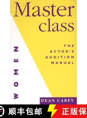 【3-4周达】Masterclass (for Women): The Actor's Manual for Women [9781854592385]