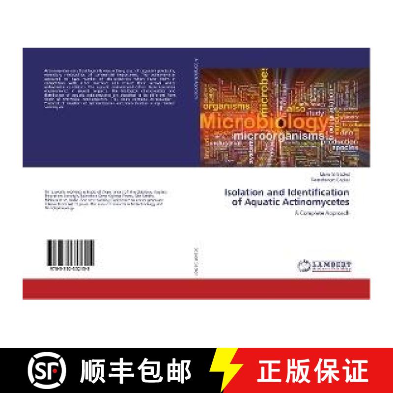 预订 Isolation and Identification of Aquatic Actinomycetes [9783330352155] - 实物图