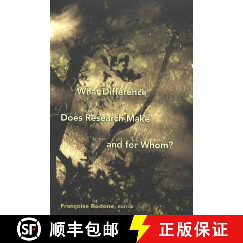 预订 What Difference Does Research Make and for Whom? [9780820470733]