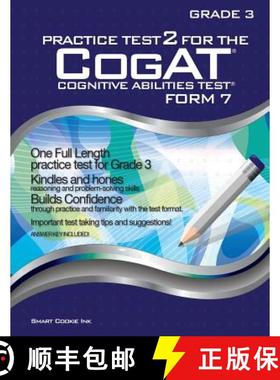 预订 Practice Test 2 for the CogAT - Form 7 - Grade 3 (Level 9): CogAT - GRADE 3: CogAT - Grade 3 [9781939777140]