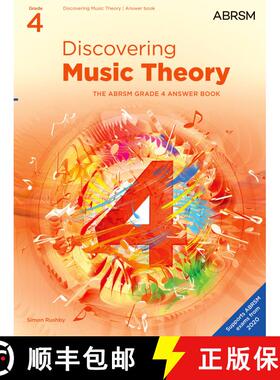 【3-4周达】Discovering Music Theory, The ABRSM Grade 4 Answer Book: Answers (Theory workbooks (ABRSM)) [9781786013538]