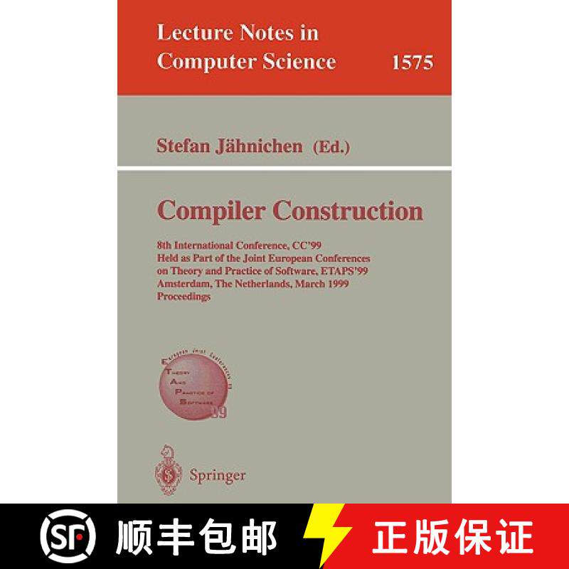 【3-4周达】Compiler Construction: 8th International Conference, Cc'99, Held as Part of the Joint Euro... [9783540657170]