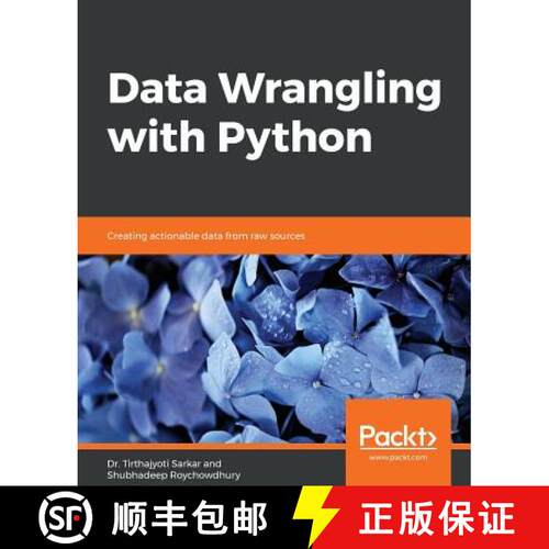 【3-4周达】Data Wrangling with Python: Creating actionable data from raw sources [9781789800111]