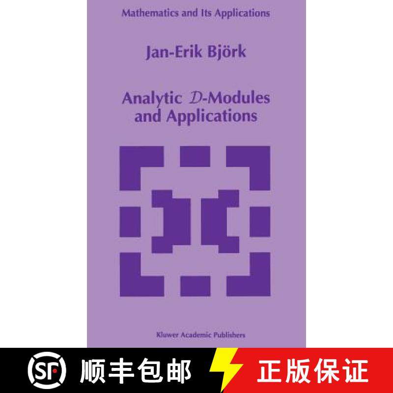 【3-4周达】Analytic D-Modules and Applications [9780792321149]