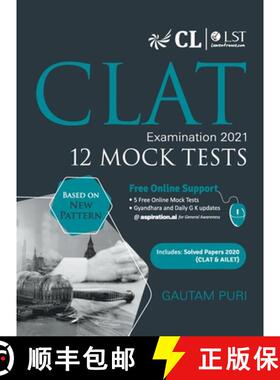 【3-4周达】CLAT 2021 : 12 Mock Tests [9789390187799]