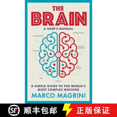 【3-4周达】The Brain: A User's Manual : A simple guide to the world's most complex machine [9781780725055]