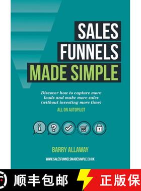 【3-4周达】Sales Funnels Made Simple [9781326879792]