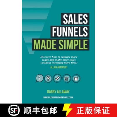 【3-4周达】Sales Funnels Made Simple [9781326879792]