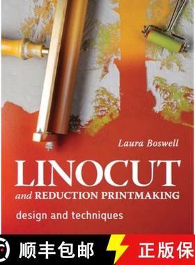 【3-4周达】Linocut and Reduction Printmaking: Design and Techniques [9780719840319]