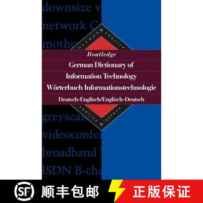 【3-4周达】精装 Routledge German Dictionary of Information Technology Worterbuch Informationstechnolo... [9780415086462]