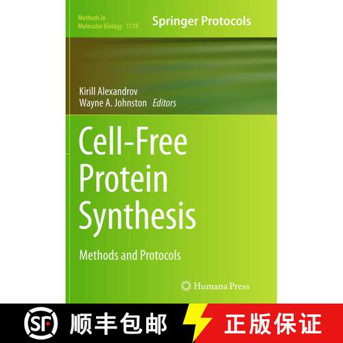 【3-4周达】Cell-Free Protein Synthesis : Methods and Protocols (Softcover reprint of the original 1st... [9781493962549]