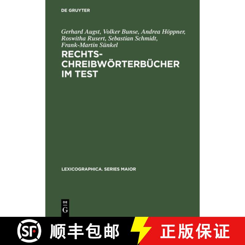 【3-4周达】Rechtschreibwoerterbucher im Test: Subjektive Einschatzungen, Benutzungserfolge Und Altern... [9783484309784]