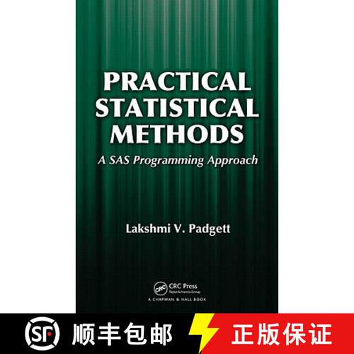 【3-4周达】精装 Practical Statistical Methods : A SAS Programming Approach [9781439812822]