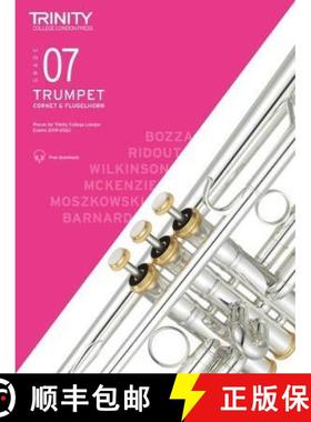 【3-4周达】Trinity College London Trumpet, Cornet & Flugelhorn Exam Pieces From 2019. Grade 7 [9780857368058]