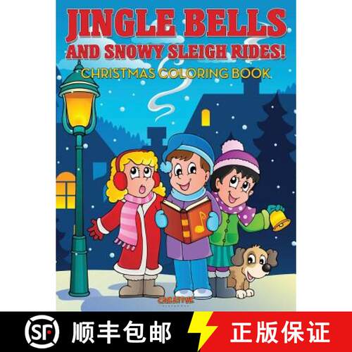 【3-4周达】Jingle Bells and Snowy Sleigh Rides! Christmas Coloring Book [9781683238584]