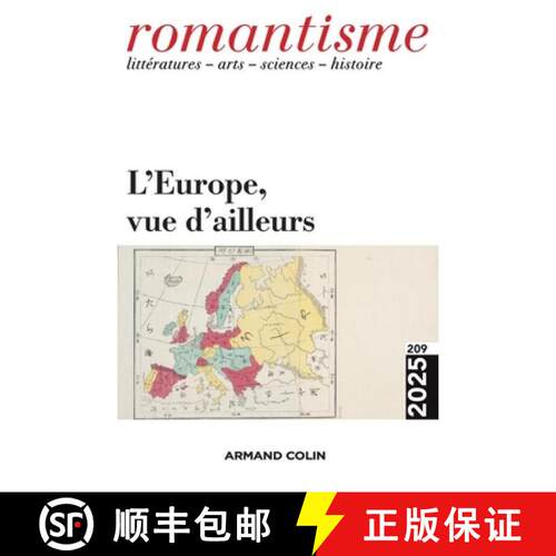【3-4周达】Romantisme N°209 3/2025: L'Europe, vue d'ailleurs [9782200936419]