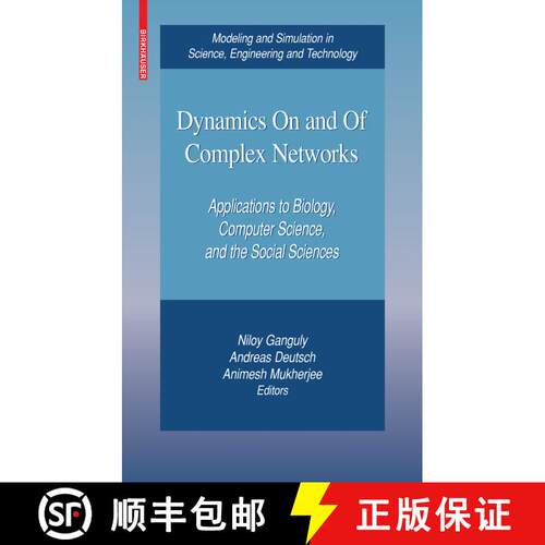 【3-4周达】精装 Dynamics On and Of Complex Networks : Applications to Biology, Computer Science, and ... [9780817647506]