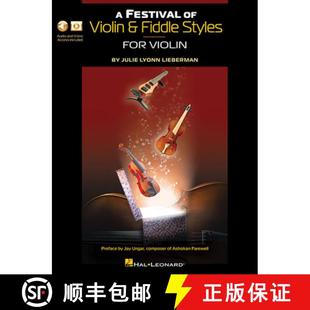 Fiddle Audio Styles for Festival Violin 9781540057778 Video Access with Book and 4周达