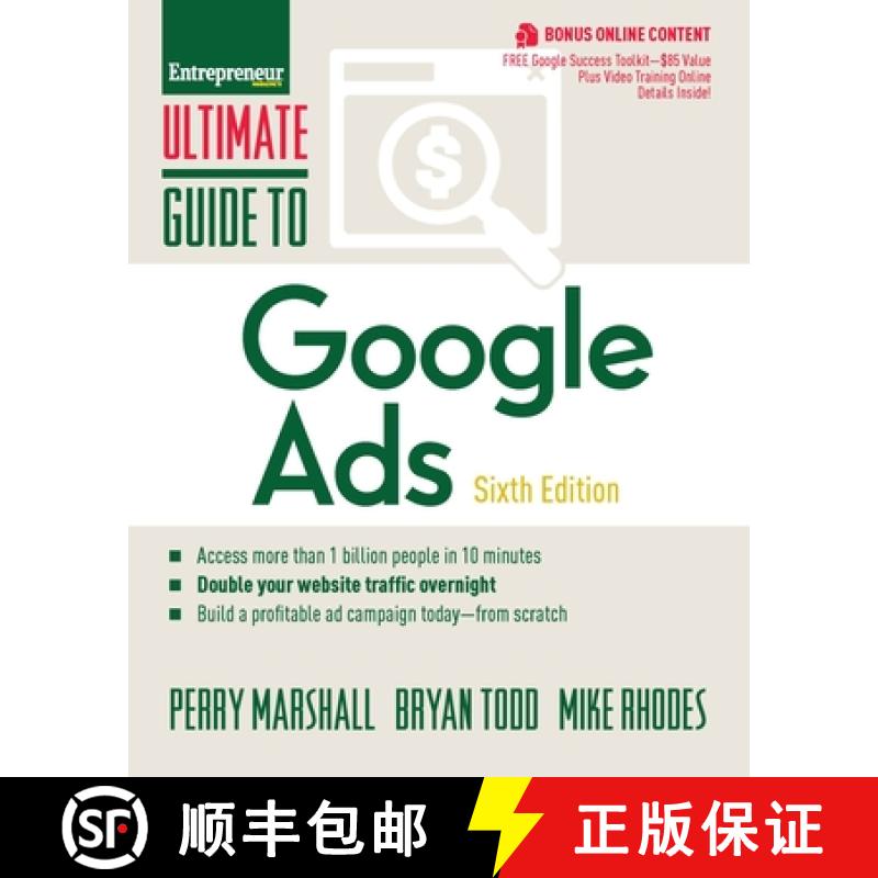 【3-4周达】Ultimate Guide to Google Ads Sixth Edition [9781599186733]