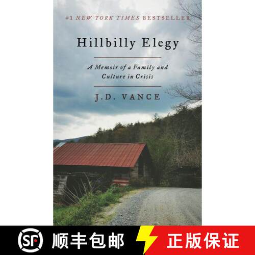 【3-4周达】精装 Hillbilly Elegy: A Memoir of a Family and Culture in Crisis [9780062300546]