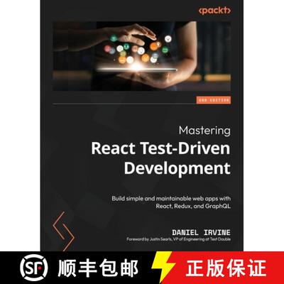 预订 Mastering React Test-Driven Development - Second Edition: Build simple and maintainable web apps... [9781803247120]