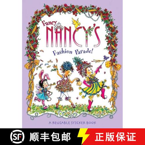 【3-4周达】Fancy Nancy's Fashion Parade! Reusable Sticker Book [9780061236013]