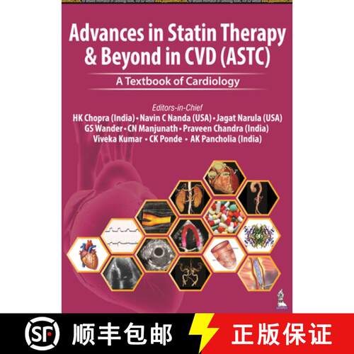 【3-4周达】精装 Advances in Statin Therapy & Beyond in CVD (ASTC) : A Textbook of Cardiology [9789354653933]