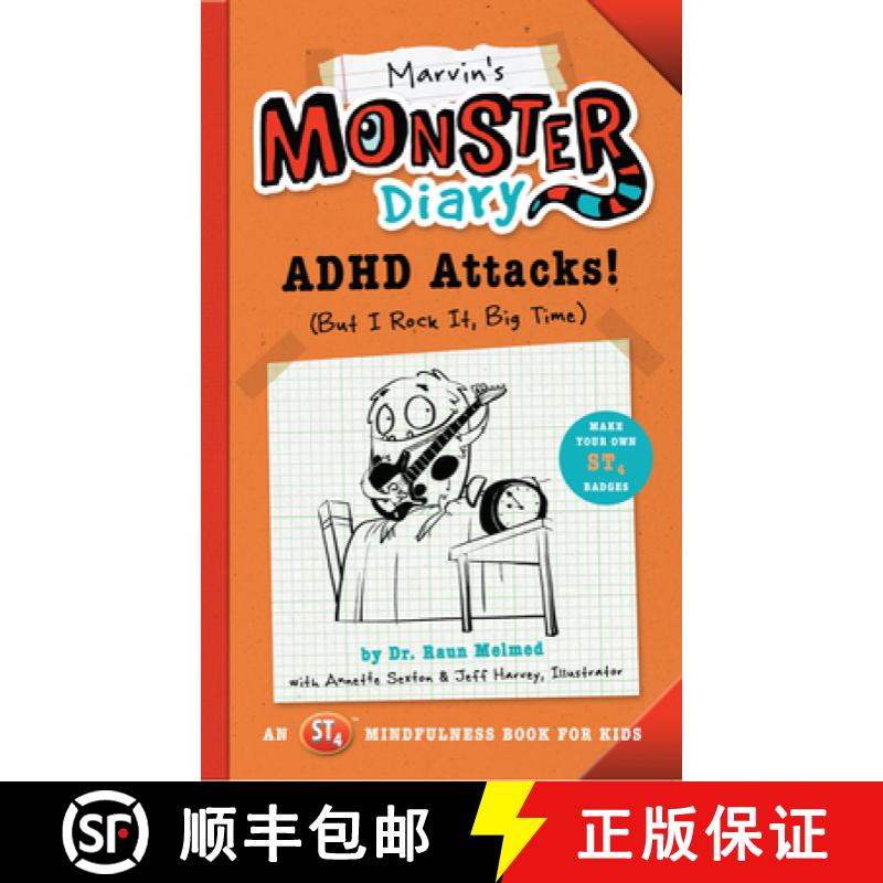 预订 Marvin's Monster Diary: ADHD Attacks! (But I Rock It, Big Time) [9781942934103]